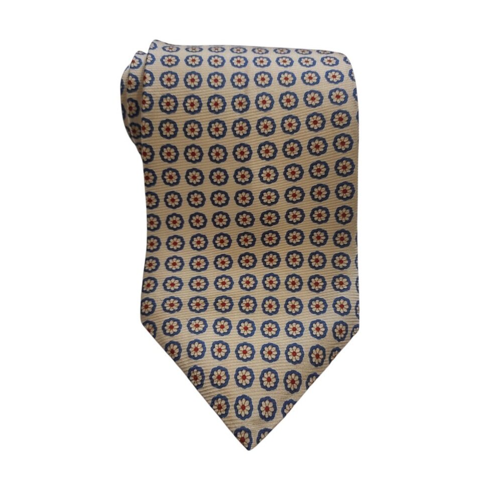 Leonardo Strelli WeRack Vintage Tie Made in UK 100% Silk 4" Width 58" Length